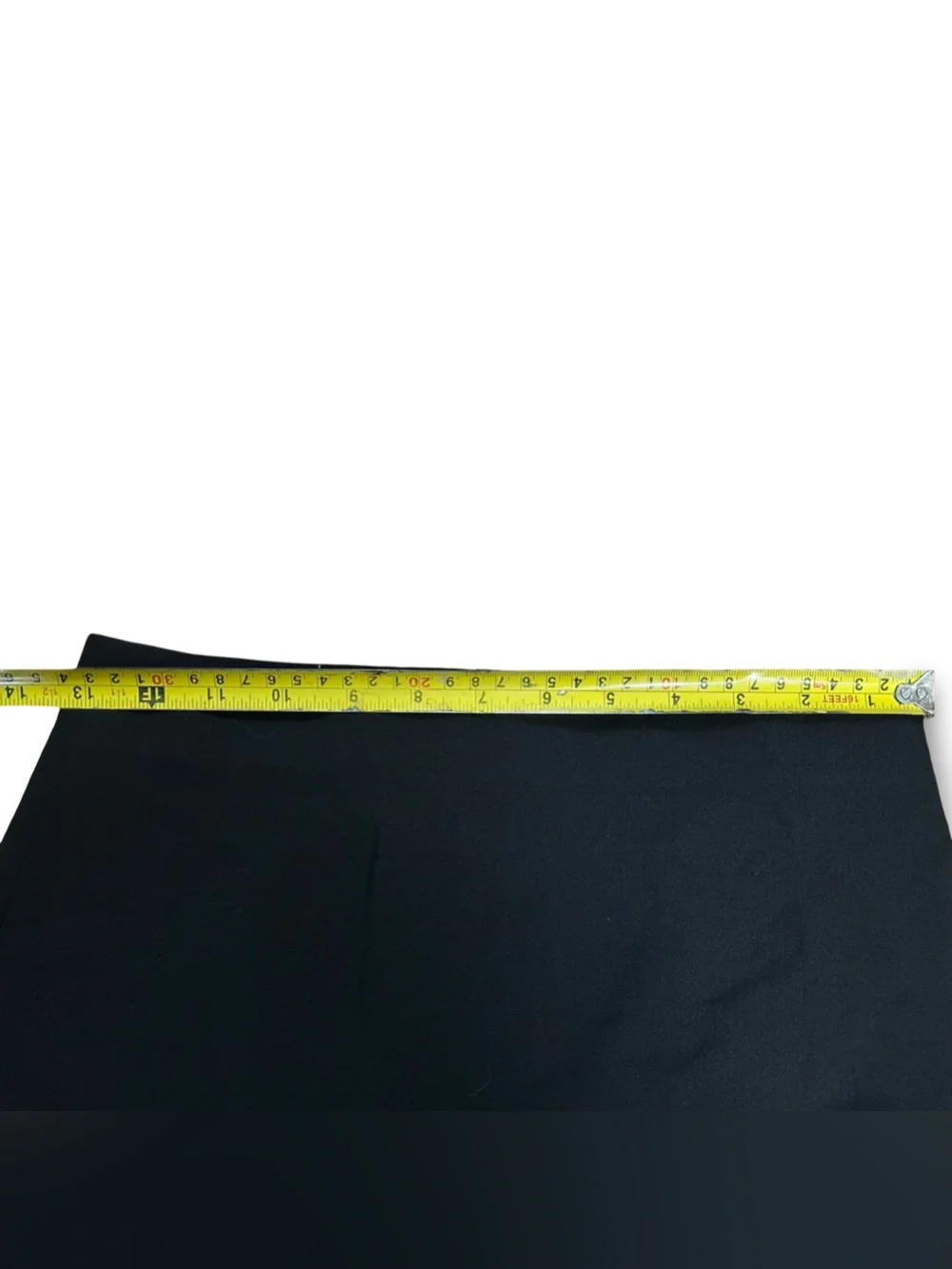 ZARA Black‎ Structured Mini Skirt with Voluminous Ruffle Hem - XS